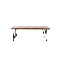 WOMO-DESIGN Moderni sohvapöytä 110x60x39cm suorakulmainen luonnon massiivipuuta
