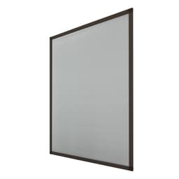 ECD Germany 5-pack skærmen dør med aluminiumsramme - 80x100 cm - Brun -