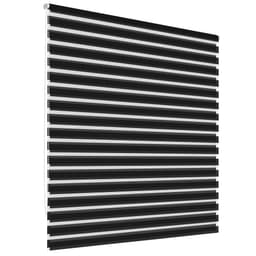 ECD Germany Double rollo klämfix utan borrning 55 x 150cm svart, genomskinlig