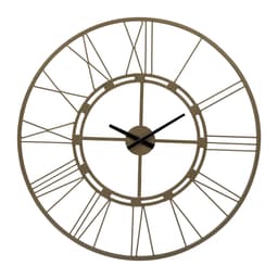 WOMO-DESIGN | Design väggklocka Stockholm Ø92cm rund gjord av järn i vintage