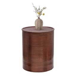 Sivupöytä Ø 40x50 cm kupari alumiinista WOMO-Design