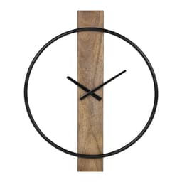 WOMO-DESIGN | Design vægur Oslo Ø92cm rund lavet af jern og mangotræ i