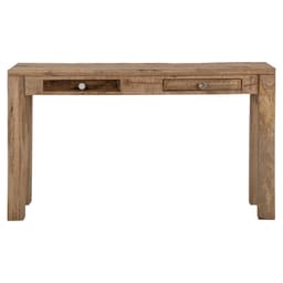 WOMO-DESIGN konsoli pöytä 2 laatikkoa 76x132x40 cm, luonnollinen,