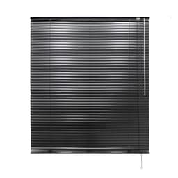 ECD Germany aluminium persienner 40 x 130 cm - svart - aluminiumlameller -