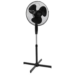 Jalustapuhallin 45 W 16"""" Musta 3 nopeutta / CE / GS
