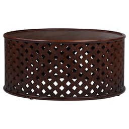 WOMO-DESIGN-sohvapöytä Ø 100 x 45 cm pyöreä, luonto, ainutlaatuinen, käsintehty