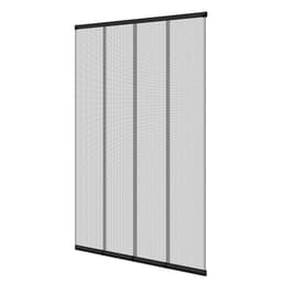 Kärpäsverkko musta, 100x220 cm, reunavahvistetuilla lasikuitulevyillä