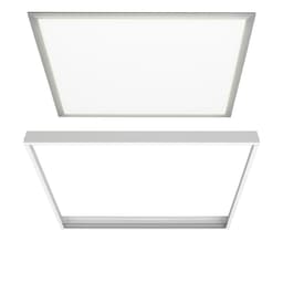 ECD Germany dæmpbar LED-loftslampe 60x60 cm med ramme 36W varm hvid 3000K 3020