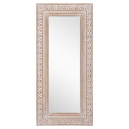 Womo Design Wall Mirror Shabby Chic 75x160cm, unik, handgjord spegel med fast