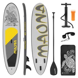 Puhallettava Stand Up Paddle Board Maona Harmaa Täydellinen sarja 308x76x10cm