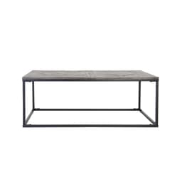WOMO-DESIGN design-sohvapöytä 120 x 60 cm suorakulmainen harmaa massiivipuu