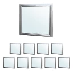 ECD Germany LED-panel 12W 30x30 cm - pakke med 10 - ultratynd tynd - SMD 3014 -