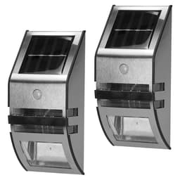 Solar lampe sol lys haven lampe LED lampe med bevægelsessensor 2 stk