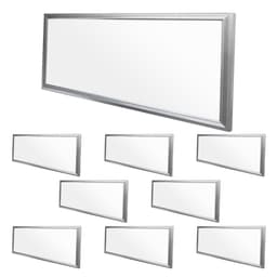 ECD Germany LED panel 18W - 60 x 30 cm - 9-Pack - Ultraslim tynd - SMD 3014 -