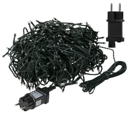 ECD Germany LED-valoketju jouluna 480 LEDiä 48m valkoinen 8 tilaa muistitoiminto