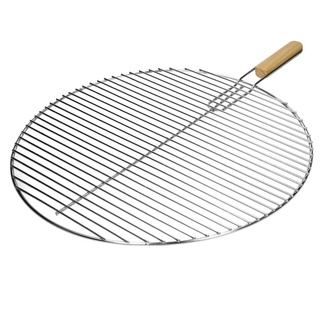 Rostfritt stål grill galler grill galler med avtagbara handtag Ø 54,5 cm