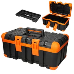 ECD Germany værktøjskasse værktøjskasse 50x30x24 cm - mellemrum - tom - lavet af