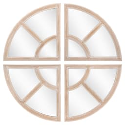 Womo Design Wall Mirror Shabby Chic Ø120cm, ainutlaatuinen käsintehty peili,
