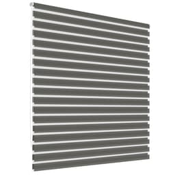 ECD Germany Double Rollo ClampFix Ilman porausta 90x150 cm tummanharmaa,