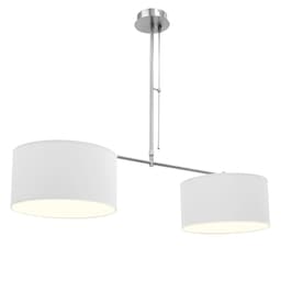 Hængende lampe pendel vedhæng lys loftslampe lysekrone lampe 2x E27