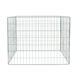 ECD Germany metallikompostori 90x90x70cm, 560 litraa, valmistettu teräksestä,