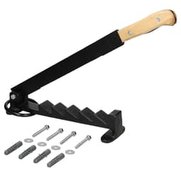 Handen vedklyvar kläm trä diameter splitter Scheppach gjutjärn skala