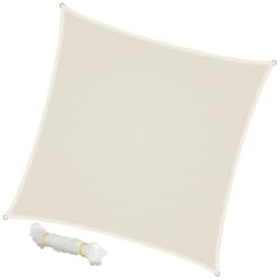 Markiisi suojakerroin varjossa purje varjossa 5 m x 5 Cream 100% HDPE