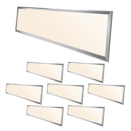 ECD Germany LED-paneeli 42W - 120 x 30 cm - 8-pack - Ultraslim Thin - SMD 3014 -