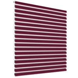 ECD Germany Double rollo-klämfix utan borrning 70 x 230 cm Bordeaux,