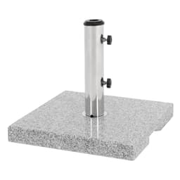 Parasolstativ 40x5x40 cm grå granit Kan belastes med op til 20 kg ML-Design