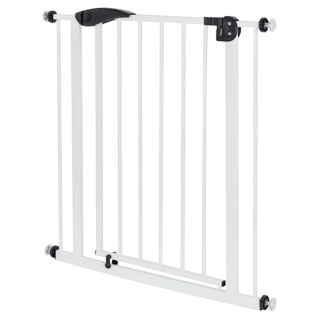 ECD Germany Dørvagt for børn, hunde og katte, 75-85 cm, uden boring, hvid,