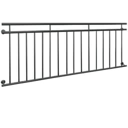 Ranskalainen parveke ikkuna baareja kaiteet antrasiitti sauva kaiteita 225 x 90