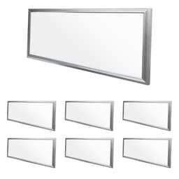 ECD Germany LED panel 18W - 60 x 30 cm - 7-Pack - Ultraslim tynd - SMD 3014 -
