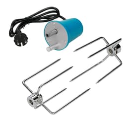 Elgrill kött motorfästet spotta gaffel grillspettet gasgrill motor