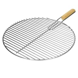 Rund grillrist i rustfrit stål Ø 44,5 cm med aftageligt håndtag