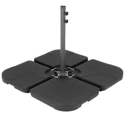 ECD Germany PARASOL Stand, 4-sæt paraplystand, gulvkorskærms Vægt for trafiklys