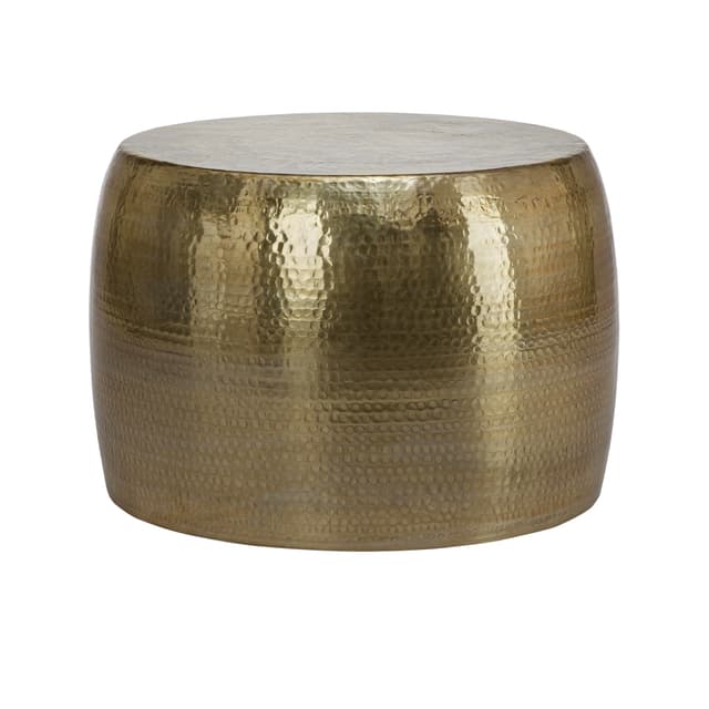 WOMO-DESIGN soffbord soffbord soffbord aluminium Ø 53x41 cm guld