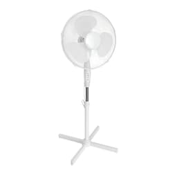 Jalustapuhallin 45 W 16"""" Valkoinen 3 nopeutta / CE / GS