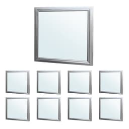 ECD Germany LED panel 12W 30x30 cm - 9 er-Pack - Ultraslim tynd - SMD 3014 -
