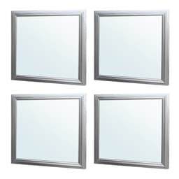 ECD Germany LED-paneeli 12W 30x30 cm - Pakkaus 4 kpl - Ultraslim Thin - SMD 3014