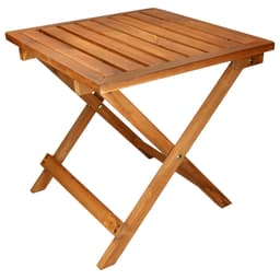 ECD Germany mäntypuusta valmistettu puutarhapöytä 46 x 46 x 46 cm - taitettava -