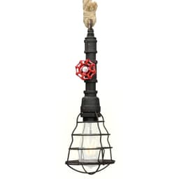 Riippuvalaisin 115 cm E27 4W LED-valaisimella Musta 1 Liekki