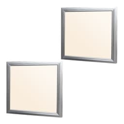 ECD Germany LED-paneeli 12W - 30 x 30 cm - 2-pack - Ultraslim Thin - SMD 3014 -