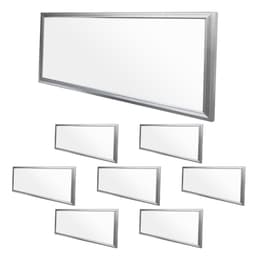 ECD Germany LED panel 18W - 60 x 30 cm - 8 er-Pack - Ultraslim tynd - SMD 3014 -