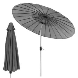 Parasol Ø 270 cm Antracit aluminium og polyester ML-Design