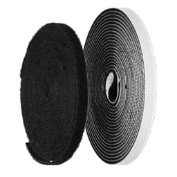 Insektnet velcrolukning tape tape 5mx10mm Sort