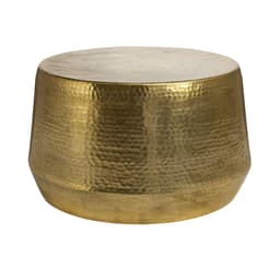 WOMO-DESIGN sofabord stuebord sofabord aluminium Ø 60x37 cm guld