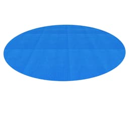 Allas-aurinkokalvo sininen, Ø 5 m, 400µm, PE-kalvo, jossa on ilmakammiot.