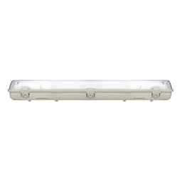 ECD Germany LED fugtisoleret armatur 60cm - IP65 vandtæt - egnet til 2x LED T8 -
