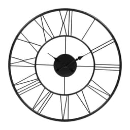 WOMO-DESIGN | Designseinäkello Helsinki Ø92cm pyöreä rautaa vintage-tyylisessä